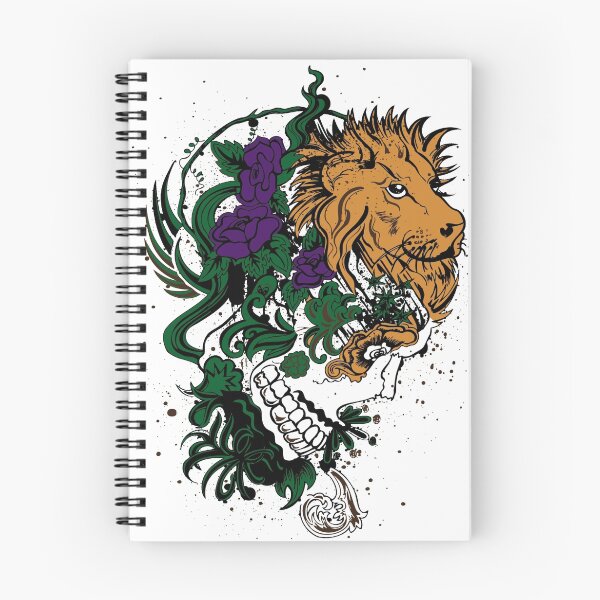 Item preview, Lion and Skull Abstract designed and sold by pjwuebker.