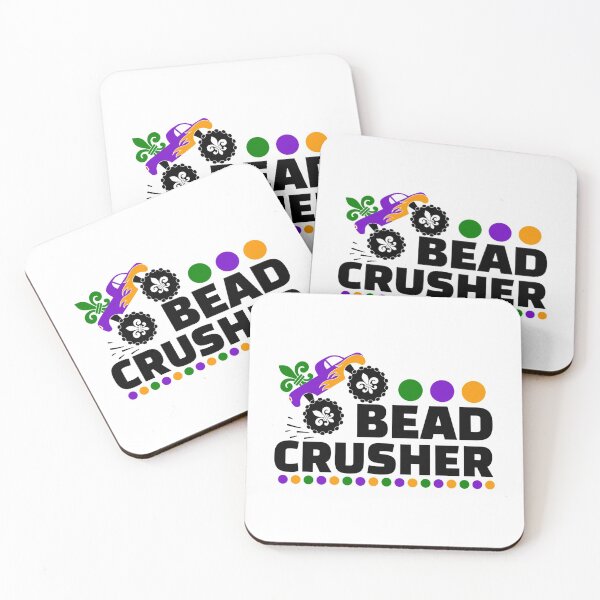 Item preview, Bead Crusher Mardi Gras Carnival Fat Tuesday Gift designed and sold by Gordon Nelson.