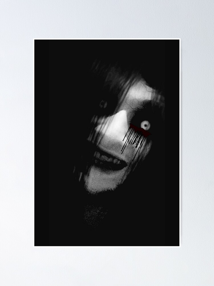 "Scary ghost face" Poster for Sale by Nikefc Redbubble