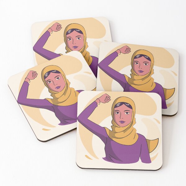 Item preview, The Future is Female | Fierce Woman in Hijab designed and sold by SLAG-Creative.