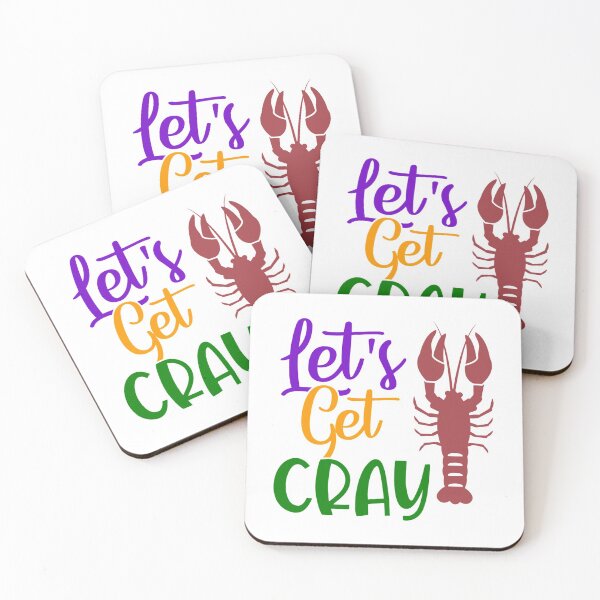 Item preview, Let's Get Cray Mardi Gras Carnival Fat Tuesday designed and sold by Gordon Nelson.