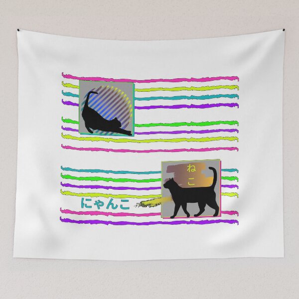 Item preview, Vaporwave Kitty designed and sold by InAsianSpaces.