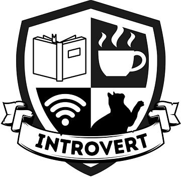 Artwork thumbnail, Introverts Coat Of Arms by Dollfacedesign