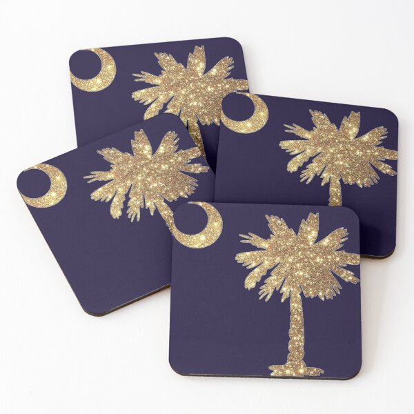 Item preview, Palmetto gold glitter designed and sold by mclaurin612.