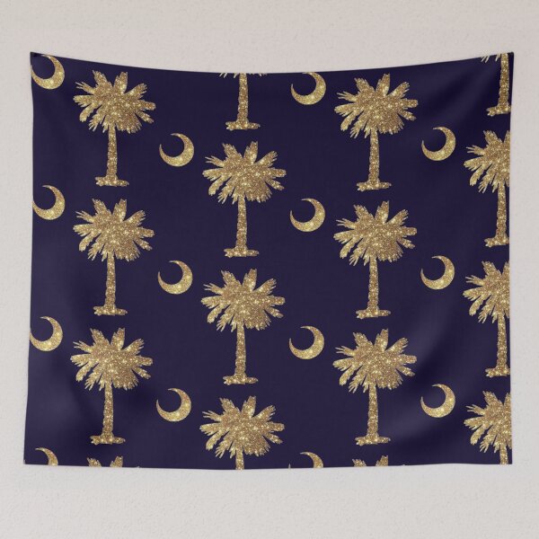 Item preview, Palmetto gold glitter designed and sold by mclaurin612.