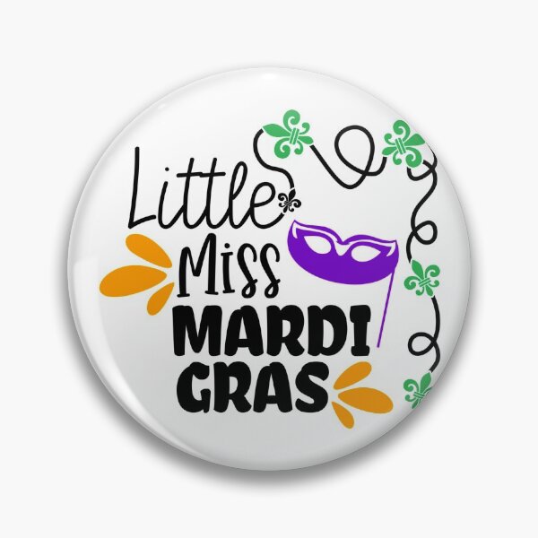 Item preview, Little Miss Mardi Gras Carnival Fat Tuesday designed and sold by Gordon Nelson.