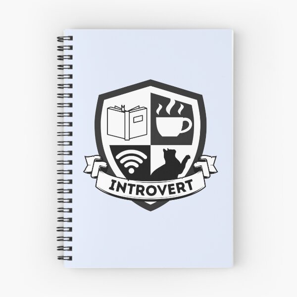 Item preview, Introverts Coat Of Arms designed and sold by Dollfacedesign.