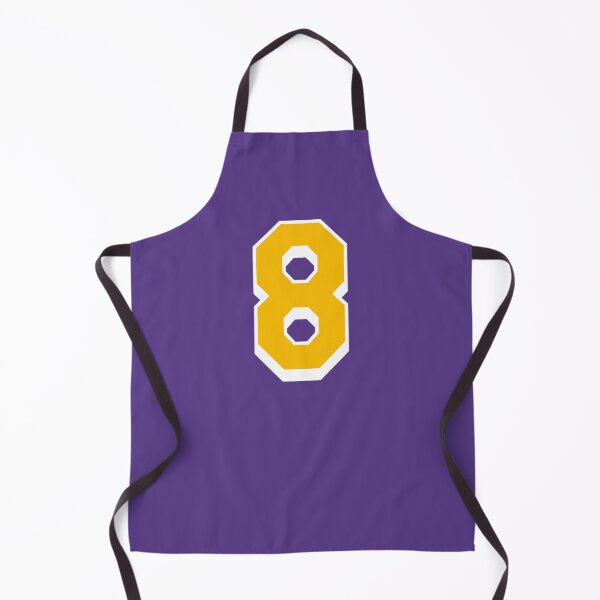 Item preview, 8 Yellow Number Eight Purple Basketball Jersey designed and sold by elhefe.