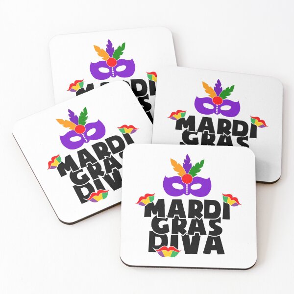 Item preview, Mardi Gras Diva Carnival Fat Tuesday designed and sold by Gordon Nelson.