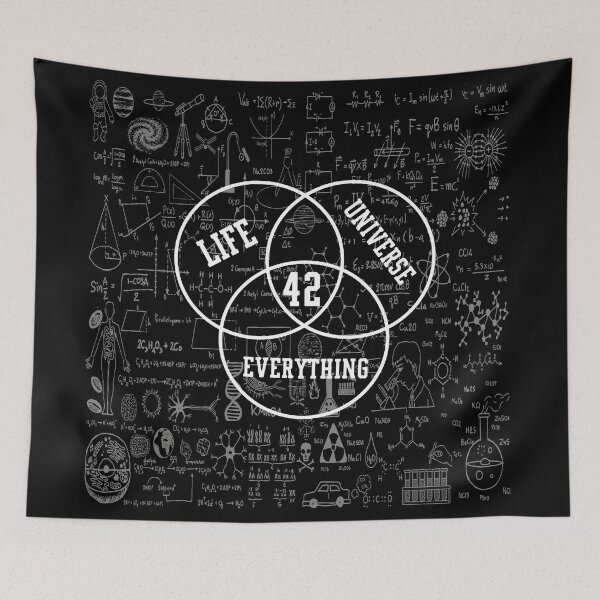 Item preview, 42 - The Ultimate Answer - White designed and sold by TBoxy.