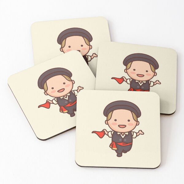 Item preview, Kawaii Italian Tarantella Dancer | Traditional Folk Dancer designed and sold by SLAG-Creative.