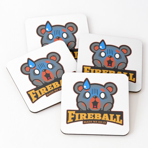 Item preview, Fireball made me do it cute bear  designed and sold by Socool101.