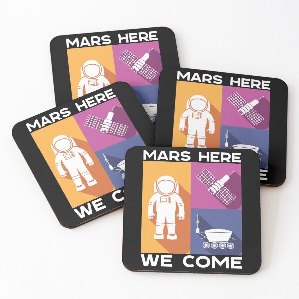 Item preview, Mars Here We Come | Red Planet designed and sold by GravitiTees.