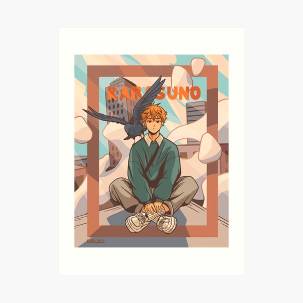 Hinata Shoyo Impression artistique