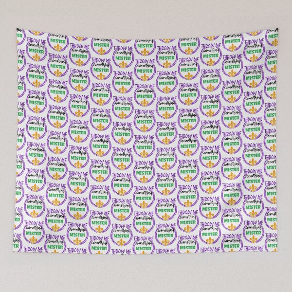 Item preview, Throw Me Something Mardi Gras Carnival Fat Tuesday designed and sold by Gordon Nelson.