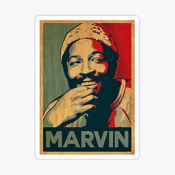 Marvin Gaye Whats Going On Stickers | Redbubble
