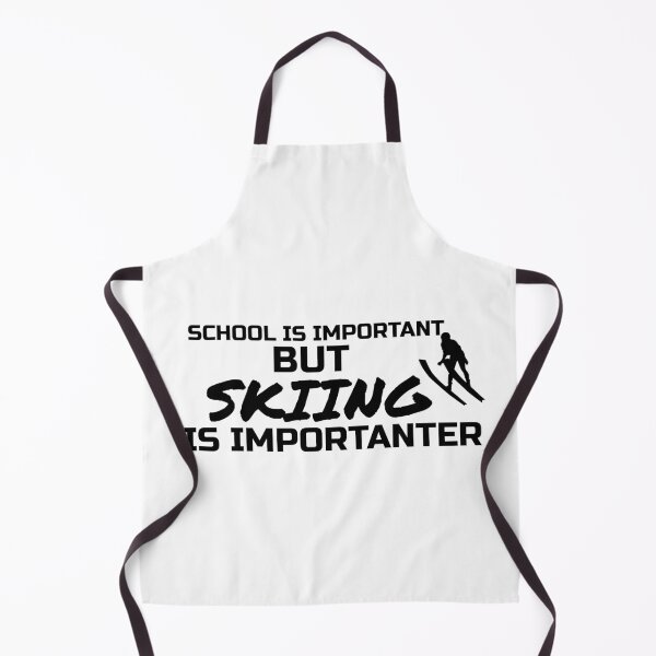 Item preview, School Is Important But Skiing Is Importanter funny gifts for skiers - skiing lovers designed and sold by 0umStore.