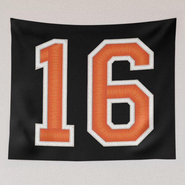 Item preview, Sports Number 16 Jersey sixteen Orange designed and sold by elhefe.
