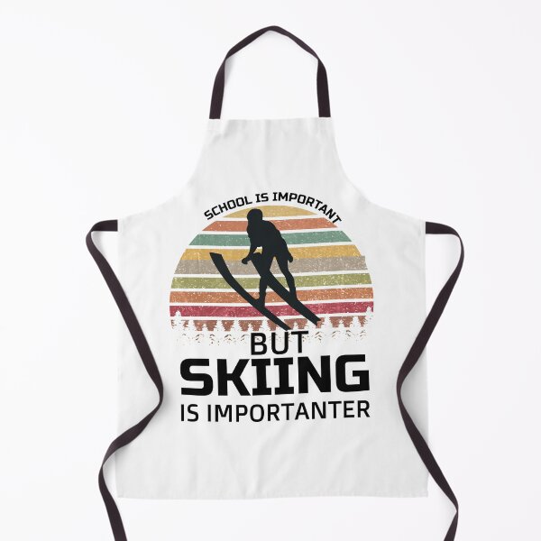 Item preview, School Is Important But Skiing Is Importanter funny gifts for skiers - skiing lovers designed and sold by 0umStore.
