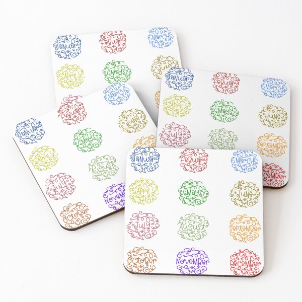 Item preview, 12 months of the year sticker pack designed and sold by GoodyLeo.