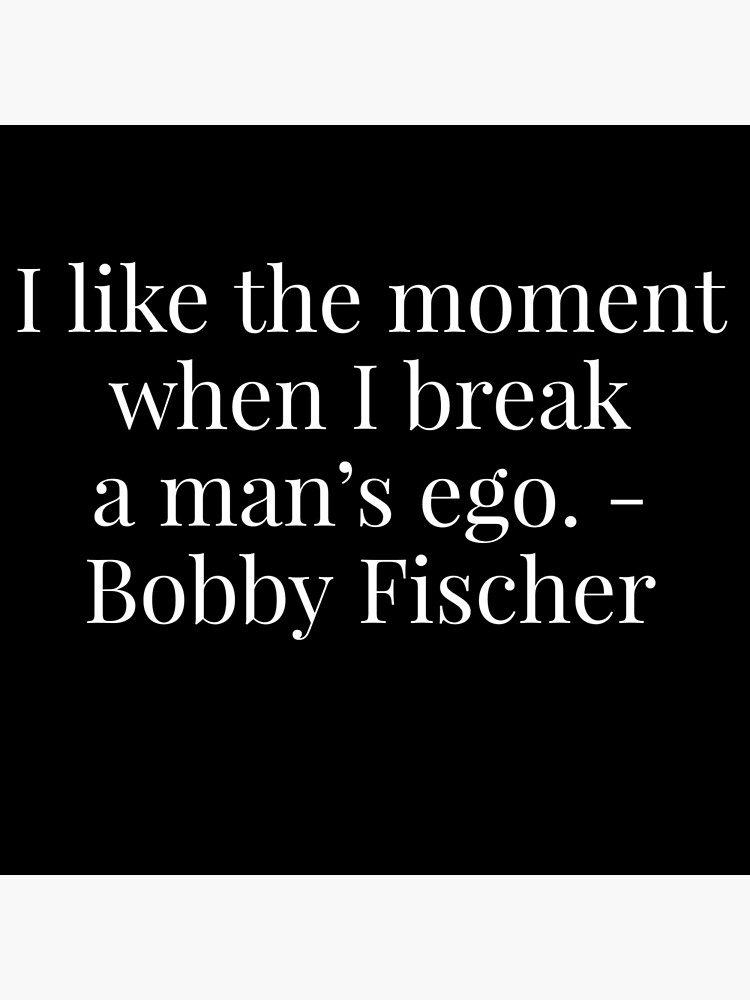 Bobby fischer smooking Poster by LoveGalBlackTan