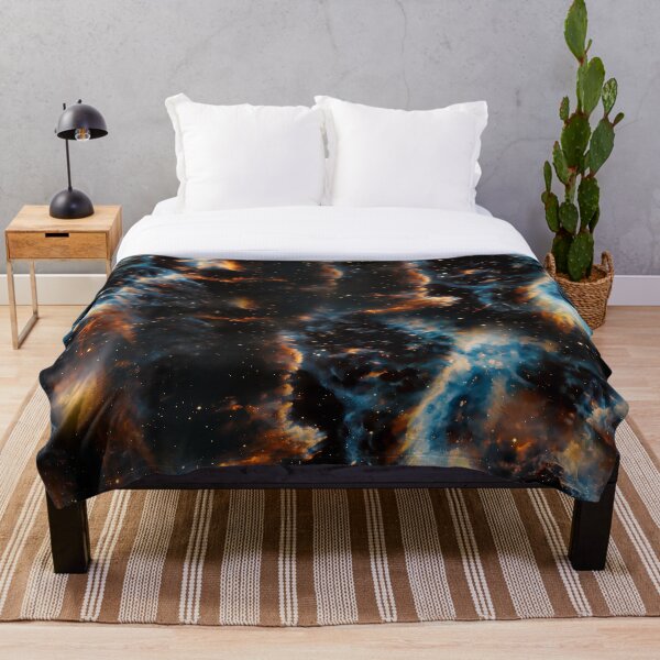 Item preview, Midnight Blast Nebula Galaxies Pattern designed and sold by AGnJBoutique.
