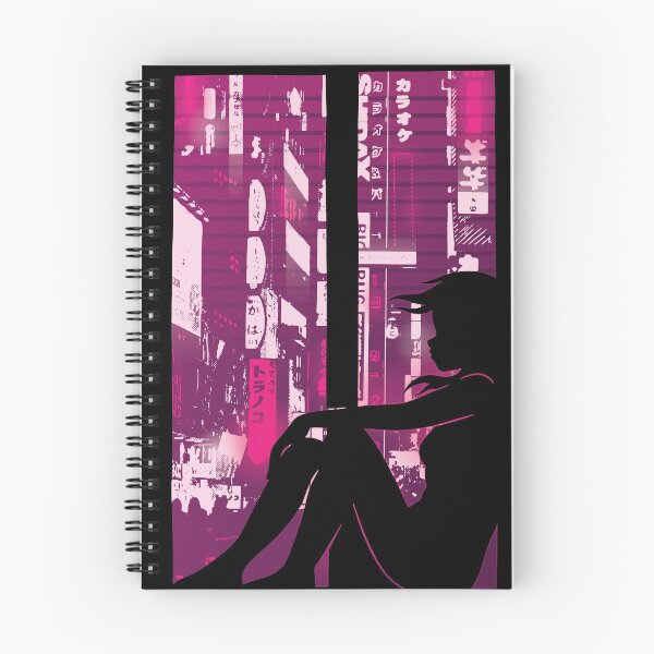 Item preview, Japanese Style Anime City Shadow Skyline designed and sold by TeesByMark.