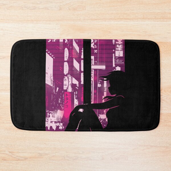 Item preview, Japanese Style Anime City Shadow Skyline designed and sold by TeesByMark.