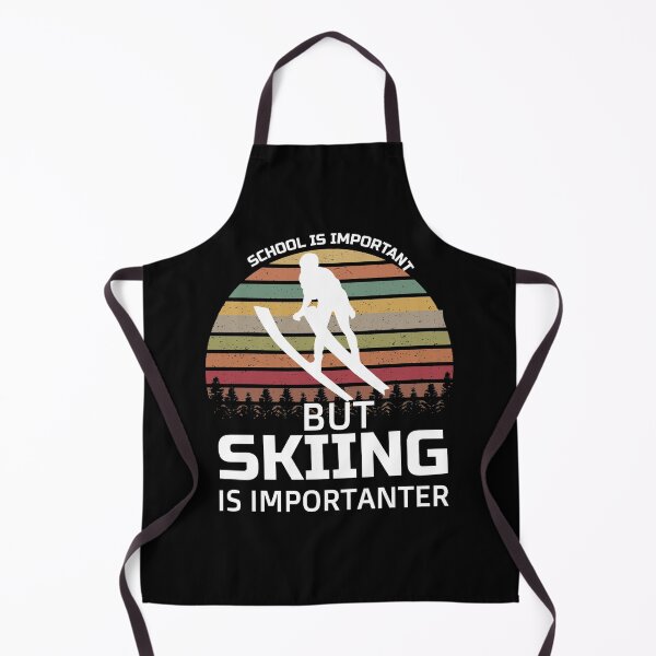 Item preview, School Is Important But Skiing Is Importanter funny gifts for skiers - skiing lovers designed and sold by 0umStore.