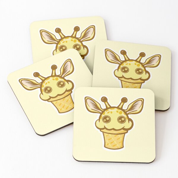 Item preview, Jirafa - Bonita Crema de Critter's-Chiffon Cute Kawaii designed and sold by R H Seeley ART.
