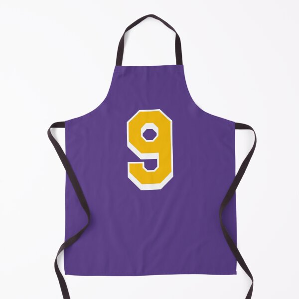 Item preview, 9 Yellow Number Nine Purple Basketball Jersey designed and sold by elhefe.