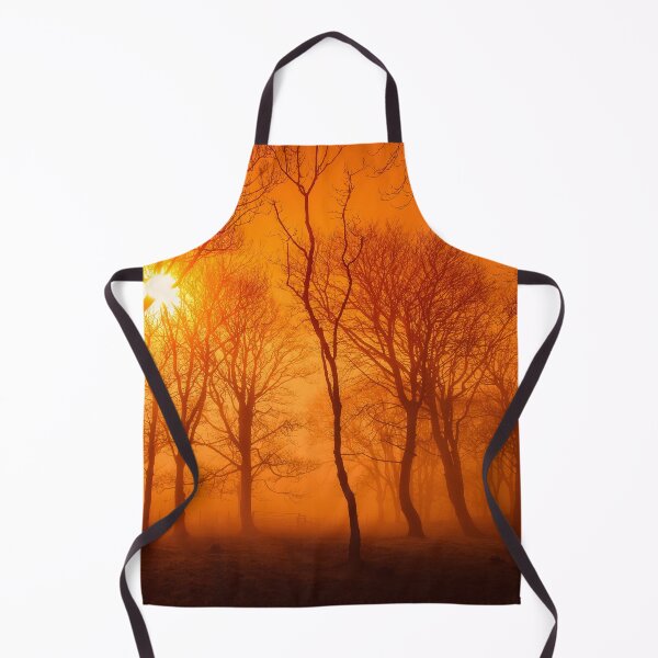 Item preview, Woodland sunrise with orange sky designed and sold by GeoffBeattie.