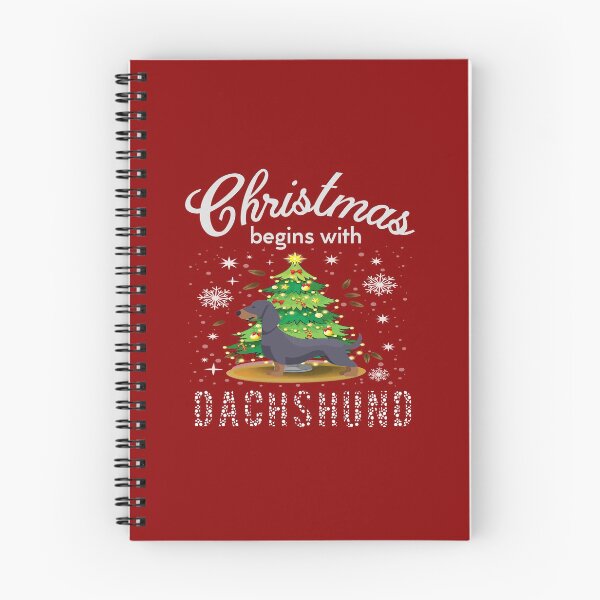 Item preview, Christmas Begins With Dachshund designed and sold by Wienerful.