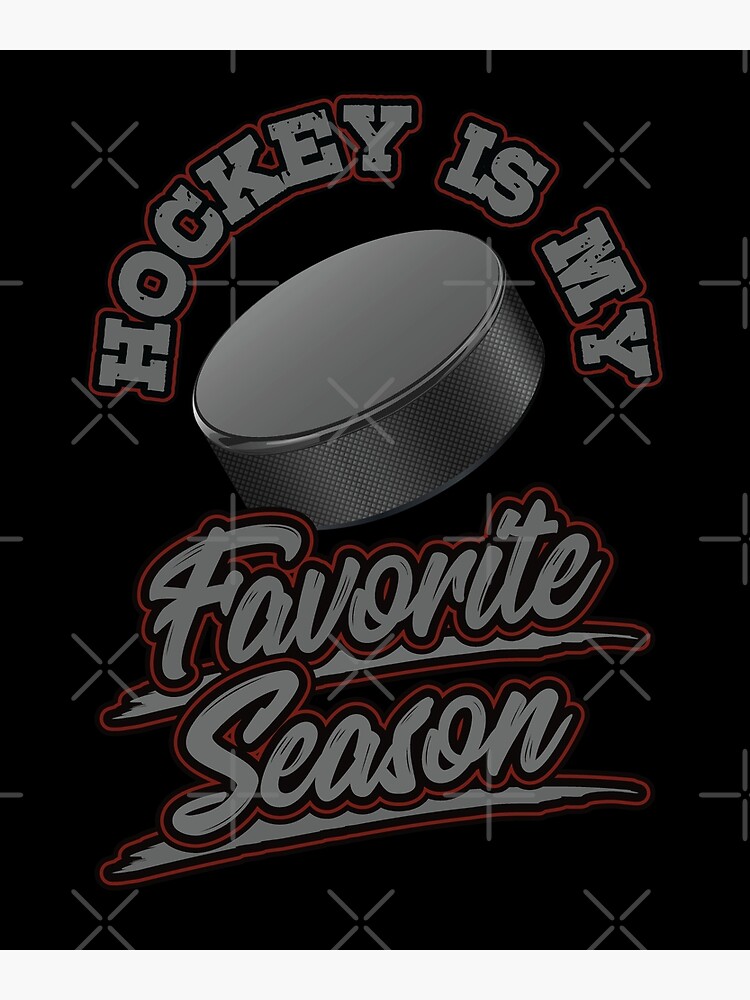 Hockey is my favorite season Throw Pillow for Sale by sportsfan