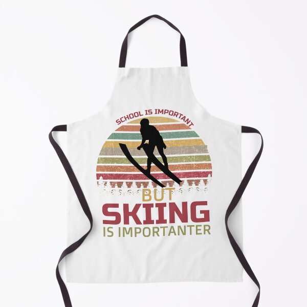 Item preview, School Is Important But Skiing Is Importanter funny gifts for skiers - skiing lovers designed and sold by 0umStore.