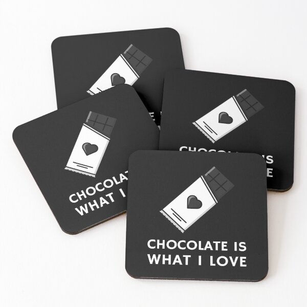 Item preview, Chocolate Is What I Love new funny trending valentine quote design 2021 designed and sold by TeenLake.