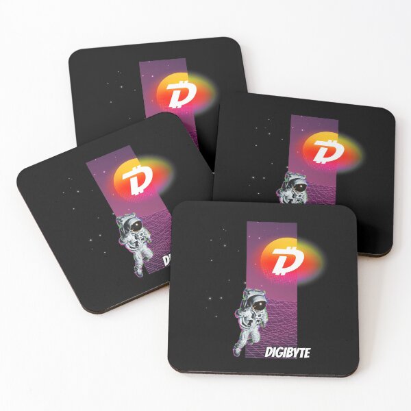 Item preview, Digibyte DGB Moon Man Art designed and sold by Bitcoin-Fashion.