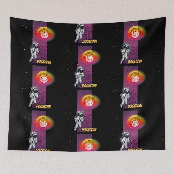 Item preview, Dogecoin DOGE Moon Man Art designed and sold by Bitcoin-Fashion.