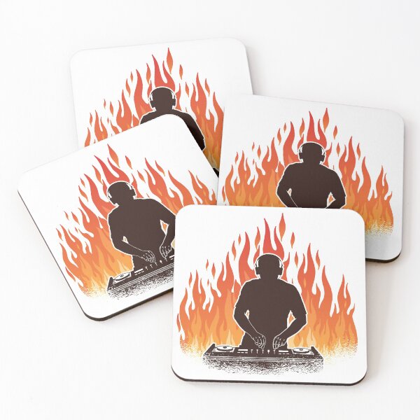 Item preview, DJ On Fire  designed and sold by TeesByMark.
