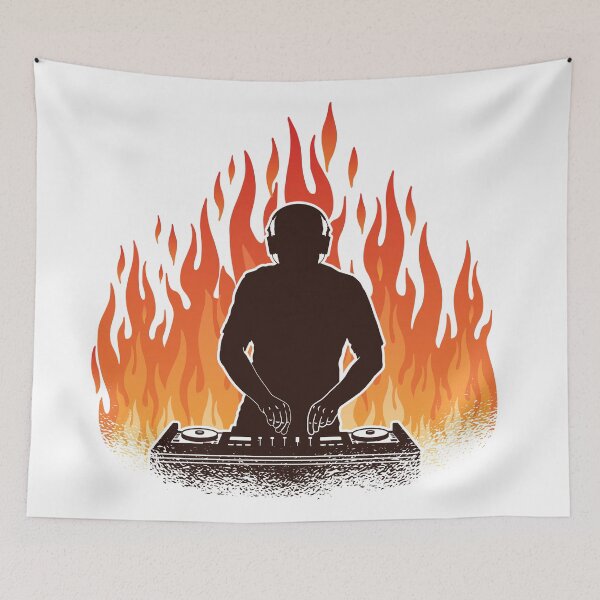 Item preview, DJ On Fire  designed and sold by TeesByMark.