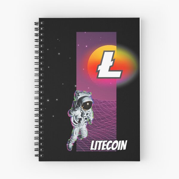Item preview, Litecoin LTC Cryptocurrency Moon Man Art designed and sold by Bitcoin-Fashion.