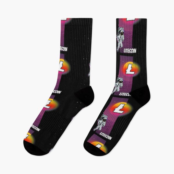 Item preview, Litecoin LTC Cryptocurrency Moon Man Art designed and sold by Bitcoin-Fashion.