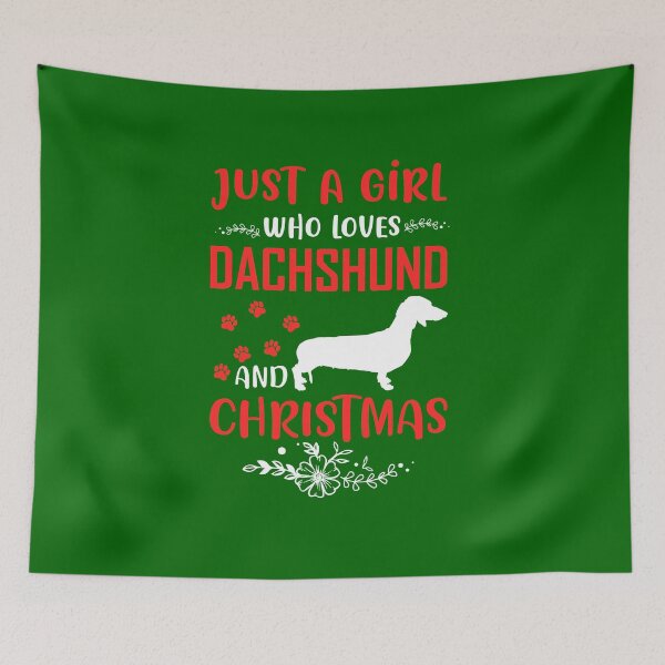 Item preview, Just A Girl Who Loves Dachshund designed and sold by Wienerful.