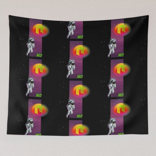 Item preview, NEO Cryptocurrency Moon Man Art designed and sold by Bitcoin-Fashion.