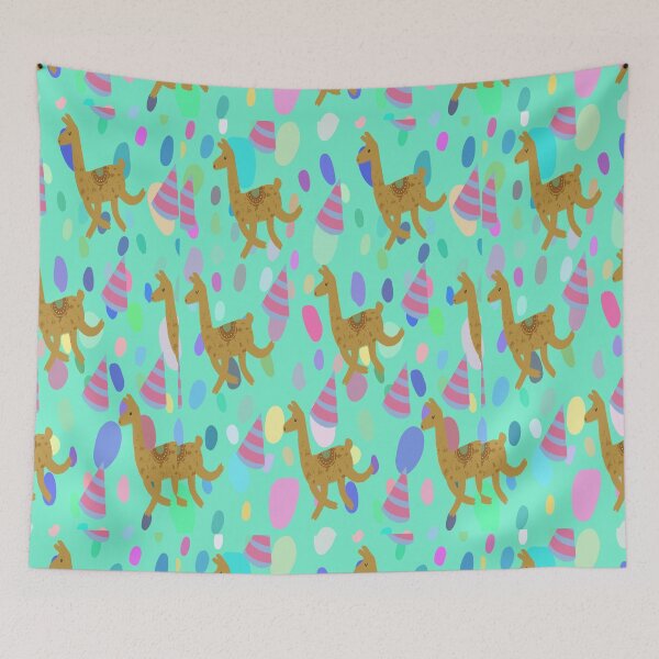 Item preview, Colorful Polka Dot Llama Party Hat designed and sold by Earthchild8888.