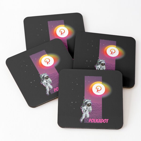 Artikelvorschau, Polkadot DOT Kryptowährung Moon Man Art entworfen und verkauft von Bitcoin-Fashion.