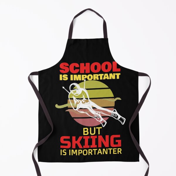 Item preview, School Is Important But Skiing Is Importanter funny gifts for skiers - skiing lovers designed and sold by 0umStore.