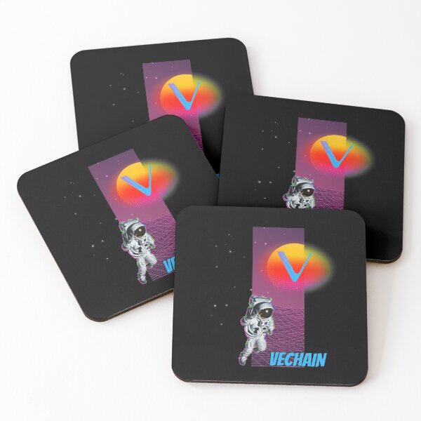 Item preview, VeChain VET Cryptocurrency Moon Man Art designed and sold by Bitcoin-Fashion.