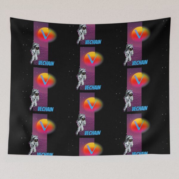 Item preview, VeChain VET Cryptocurrency Moon Man Art designed and sold by Bitcoin-Fashion.