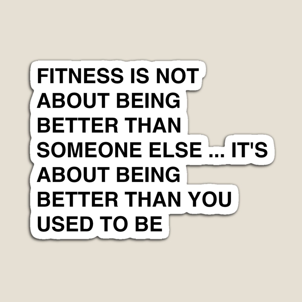 Motivational sticker, Fitness Inspirational Quote